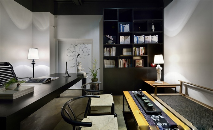 中式辦公室設(shè)計