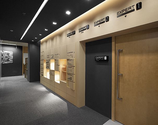 辦公室走廊空間設(shè)計實景圖