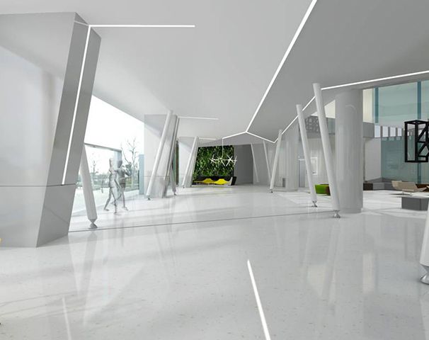 接待大廳右側(cè)裝修設(shè)計(jì)實(shí)景圖