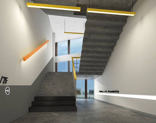 辦公室樓道裝修設(shè)計(jì)實(shí)景圖