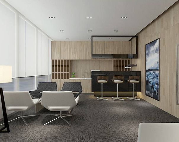 公司吧臺(tái)裝修設(shè)計(jì)實(shí)景圖