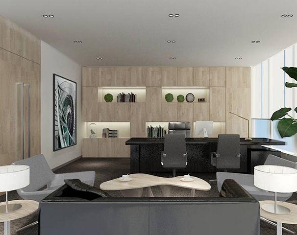 總經(jīng)理辦公室裝修設(shè)計(jì)實(shí)景圖